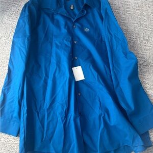 jf j.ferrar Vibrant Blue Dress Shirt